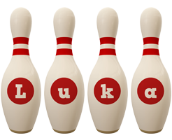 Luka bowling-pin logo