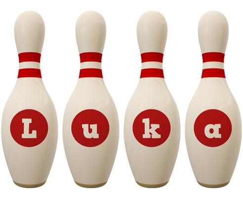 Luka bowling-pin logo