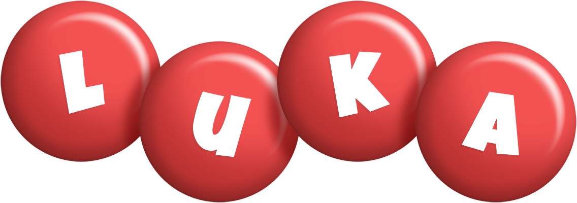 Luka candy-red logo
