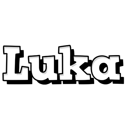 Luka snowing logo