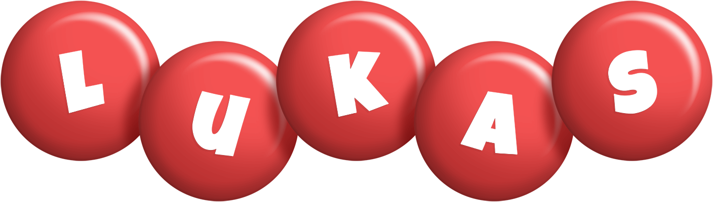 Lukas candy-red logo