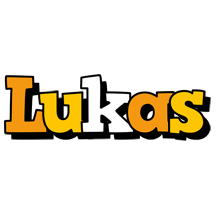Lukas cartoon logo