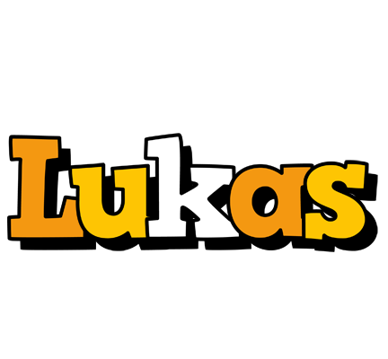 Lukas cartoon logo