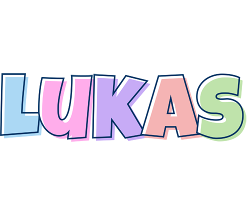 Lukas pastel logo