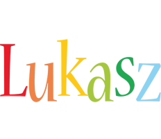 Lukasz birthday logo