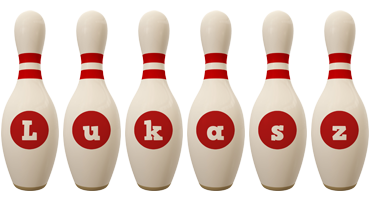 Lukasz bowling-pin logo