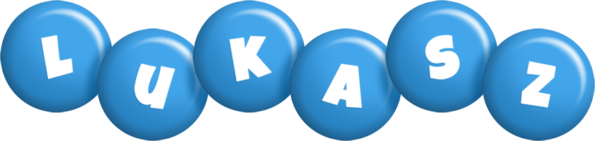 Lukasz candy-blue logo