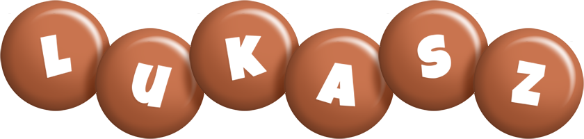Lukasz candy-brown logo