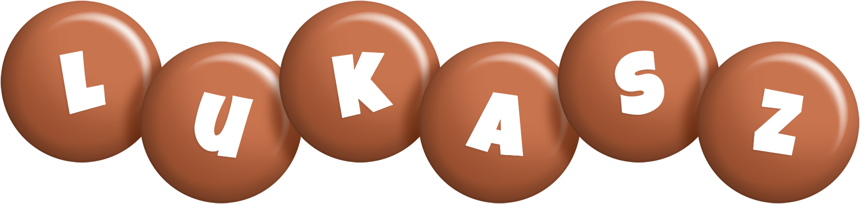 Lukasz candy-brown logo