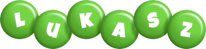 Lukasz candy-green logo