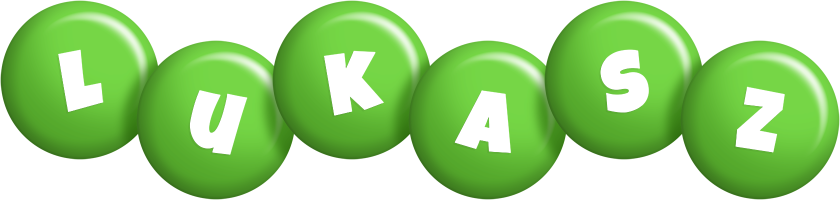 Lukasz candy-green logo