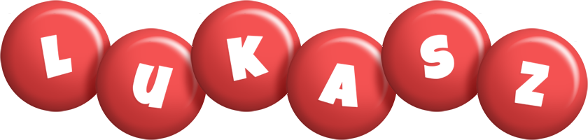 Lukasz candy-red logo
