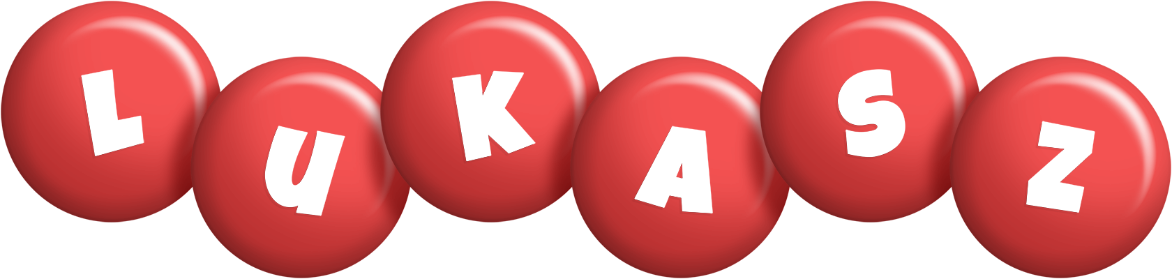 Lukasz candy-red logo