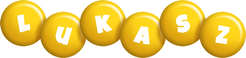 Lukasz candy-yellow logo