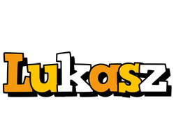 Lukasz cartoon logo
