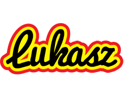 Lukasz flaming logo