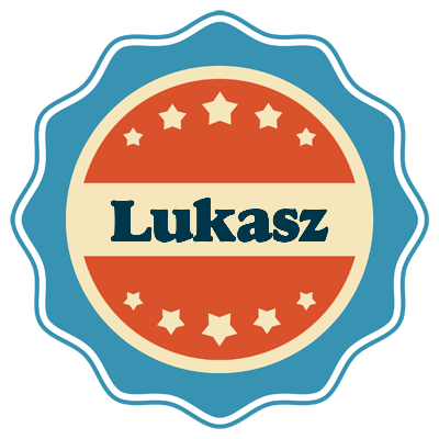 Lukasz labels logo