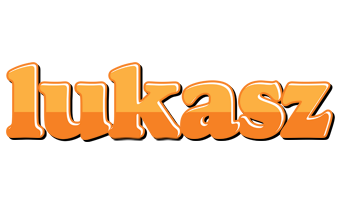 Lukasz orange logo