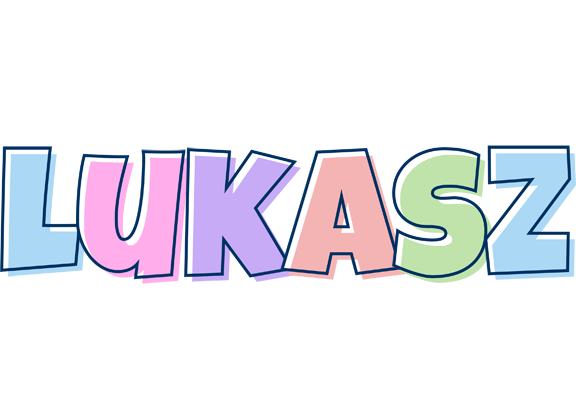Lukasz pastel logo