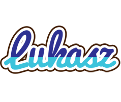 Lukasz raining logo