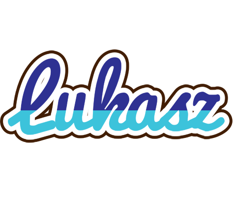 Lukasz raining logo
