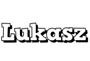 Lukasz snowing logo