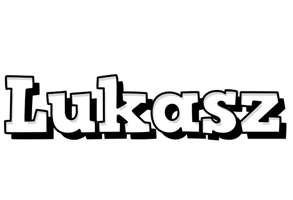 Lukasz snowing logo