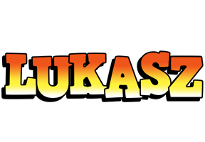 Lukasz sunset logo