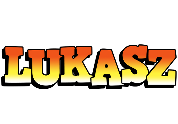 Lukasz sunset logo