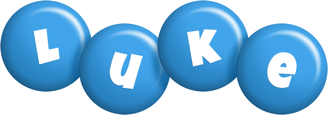 Luke candy-blue logo
