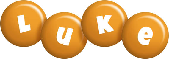 Luke candy-orange logo