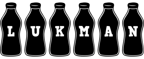 Lukman bottle logo