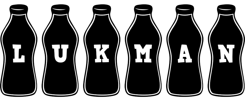 Lukman bottle logo