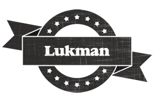 Lukman grunge logo