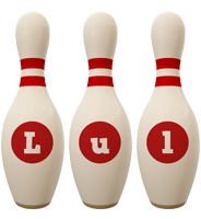 Lul bowling-pin logo