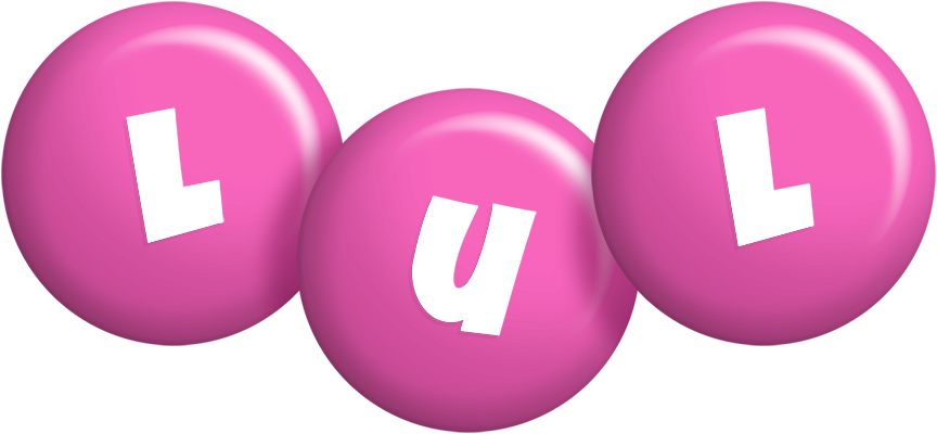 Lul candy-pink logo