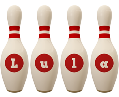 Lula bowling-pin logo