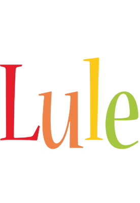 Lule birthday logo