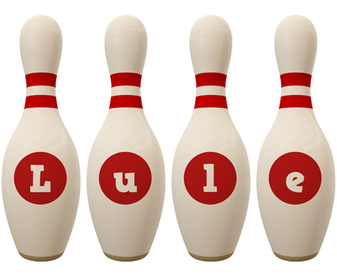 Lule bowling-pin logo