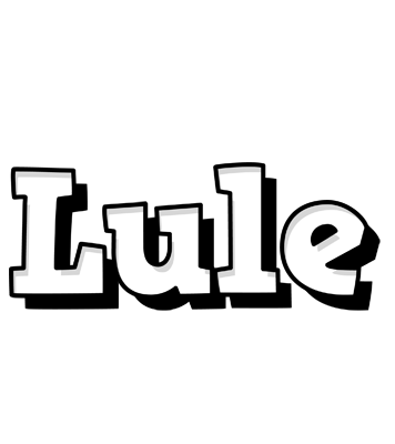 Lule snowing logo