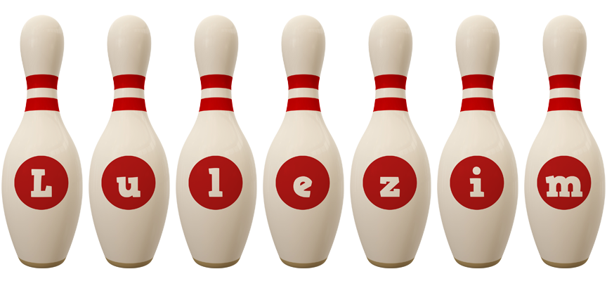 Lulezim bowling-pin logo