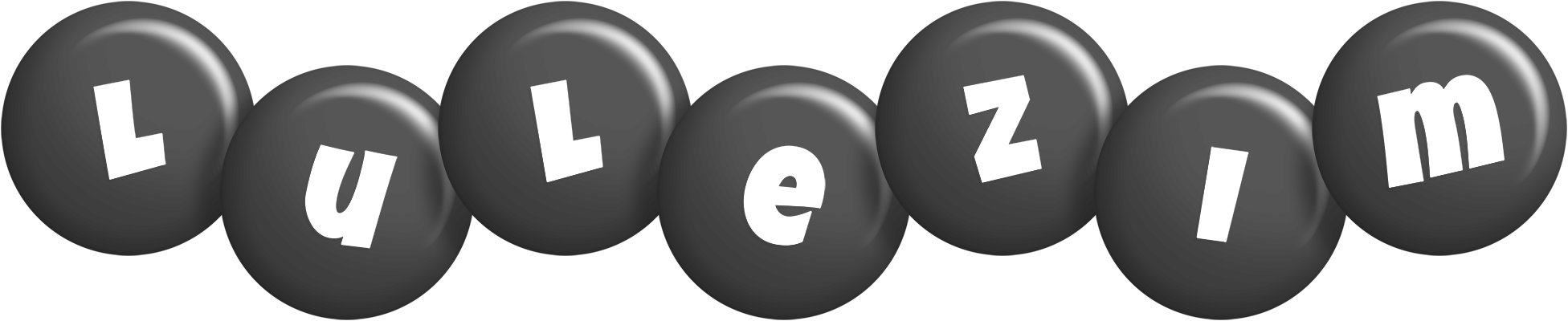 Lulezim candy-black logo