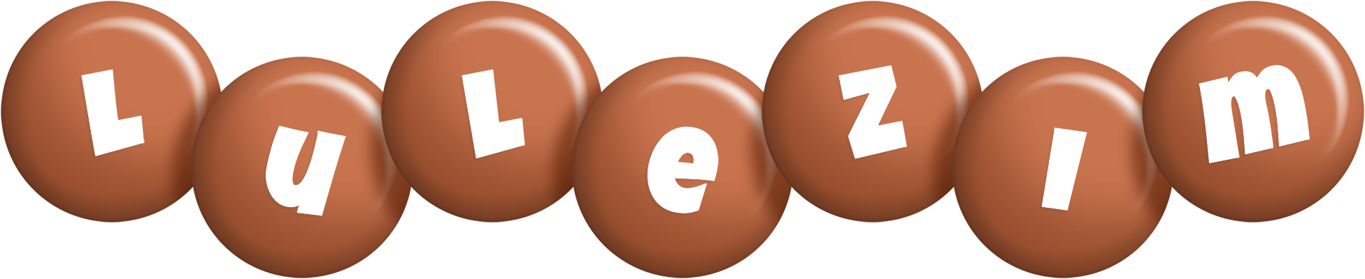 Lulezim candy-brown logo