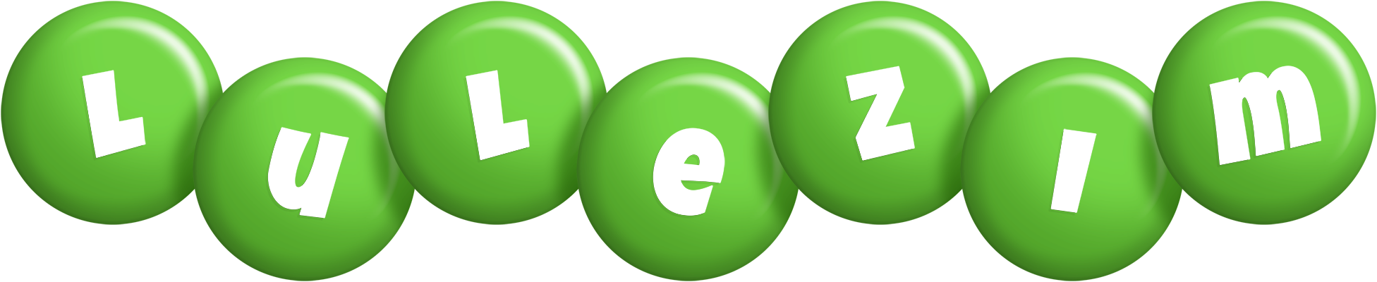 Lulezim candy-green logo