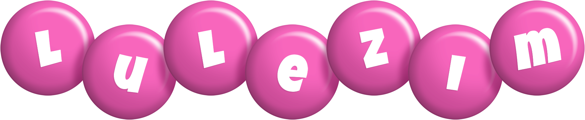 Lulezim candy-pink logo