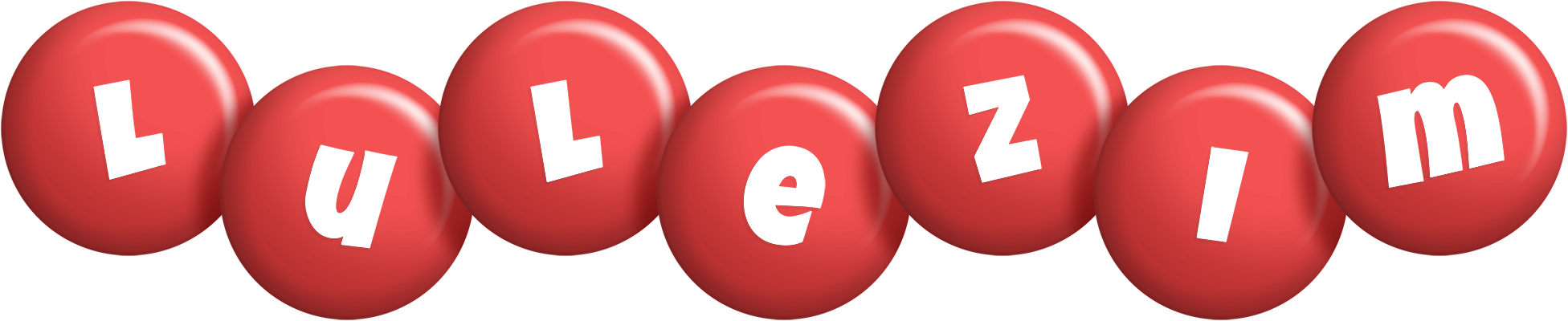 Lulezim candy-red logo