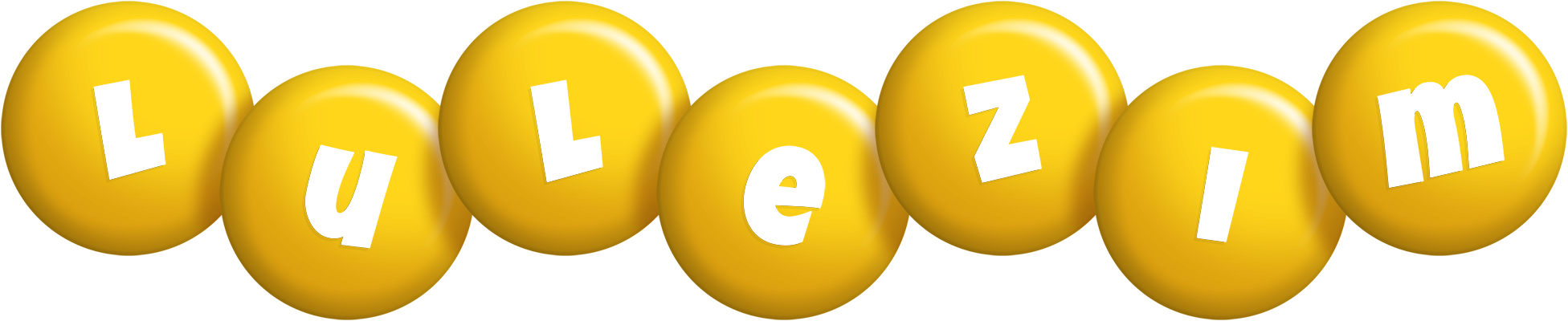 Lulezim candy-yellow logo