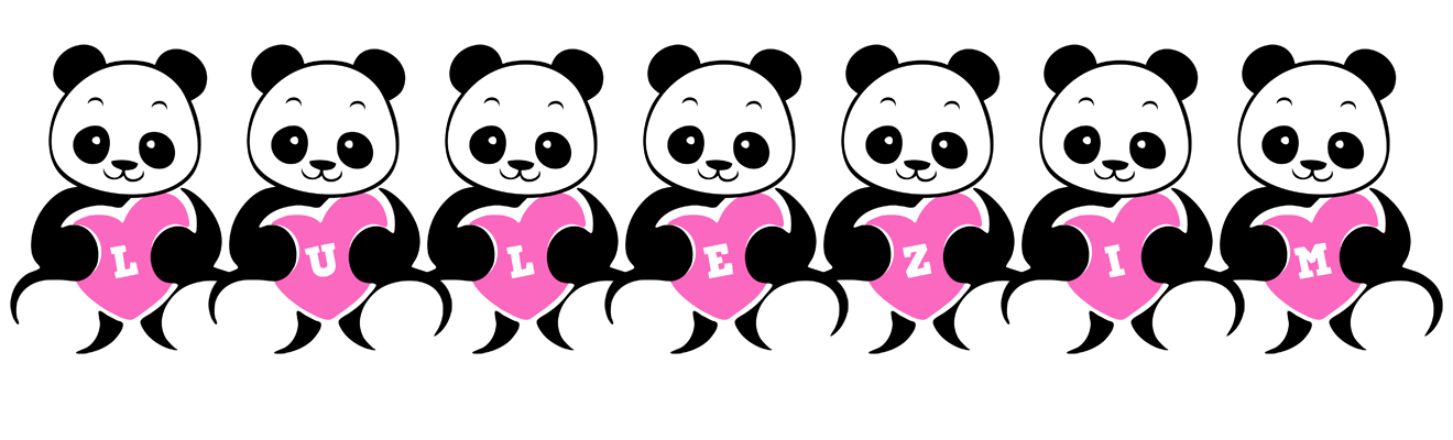 Lulezim love-panda logo