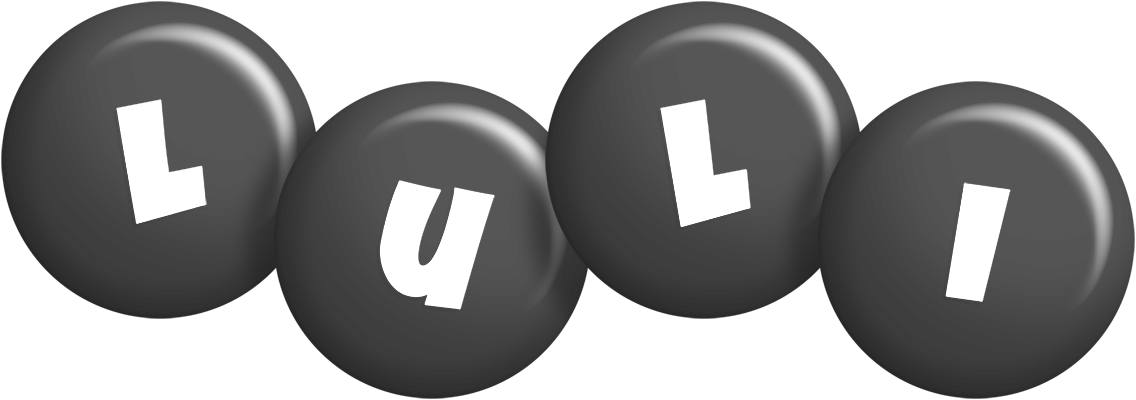 Luli candy-black logo