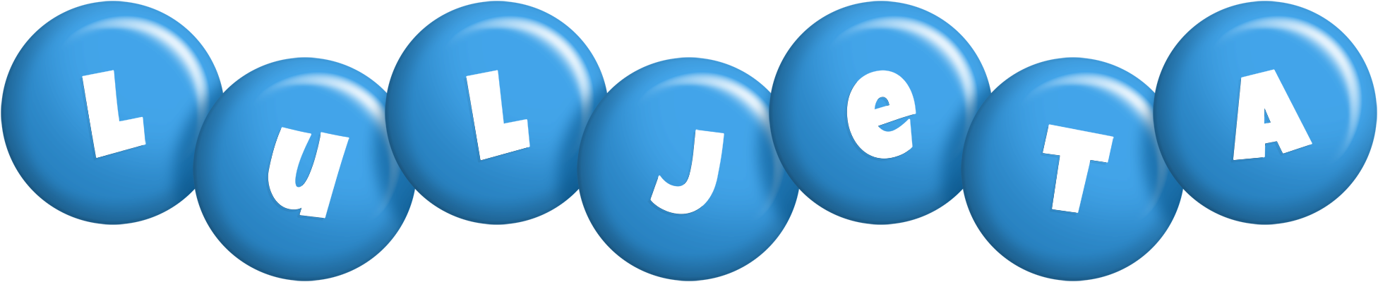 Luljeta candy-blue logo